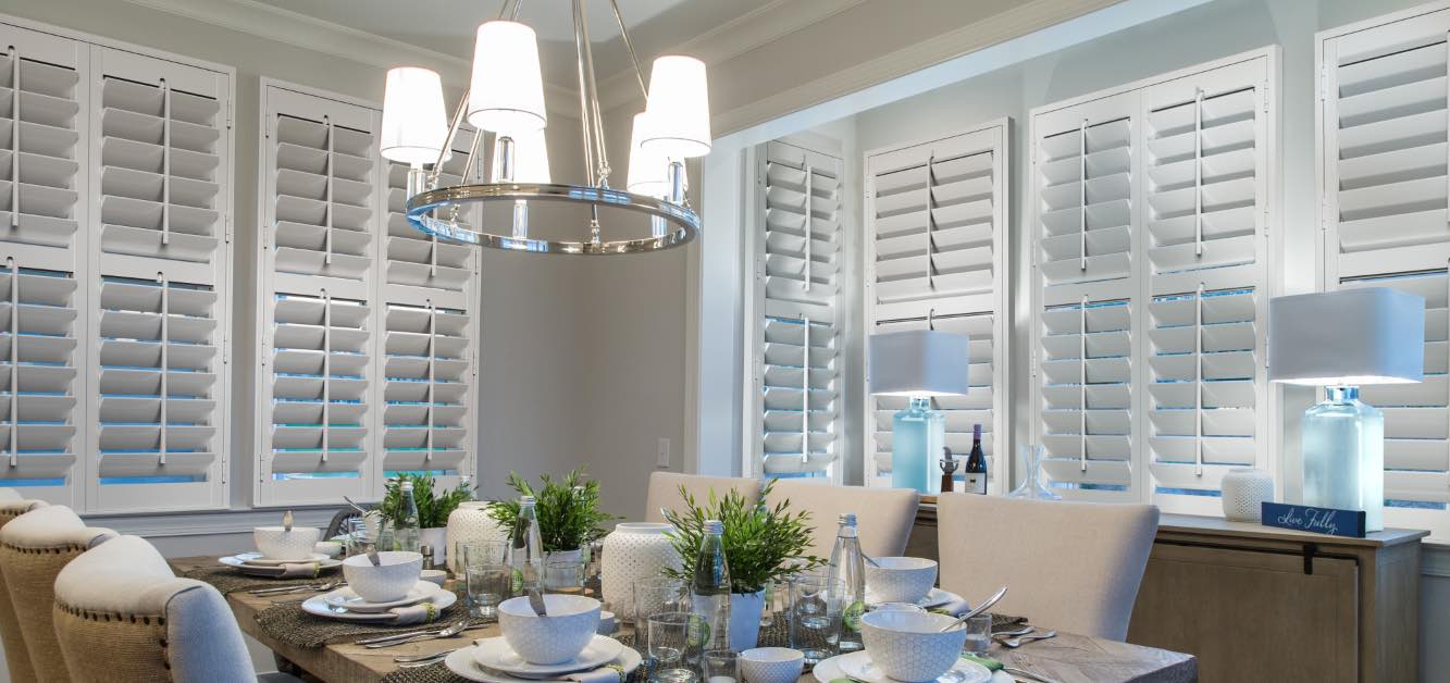 Shutters in a modern kitchen