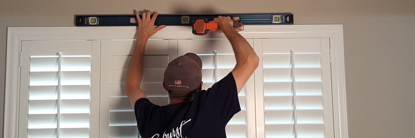 Installing shutters in St. George