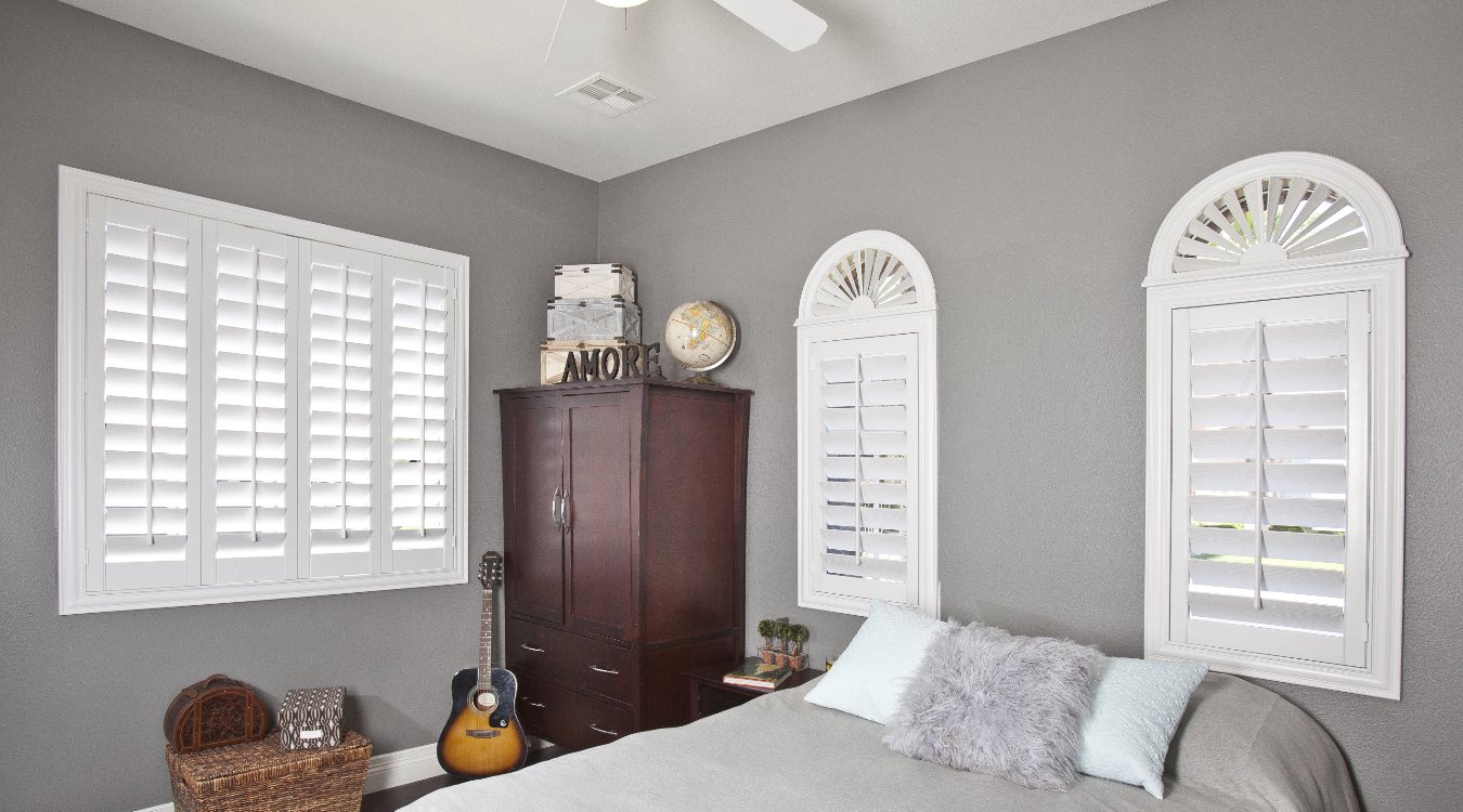Polywood Shutters In Bedroom