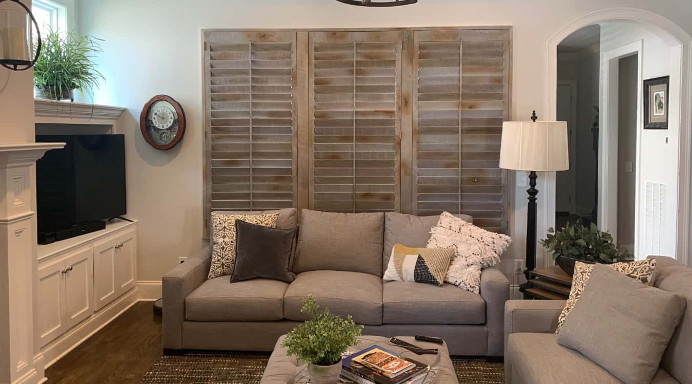 Reclaimed wood shutters in St. George