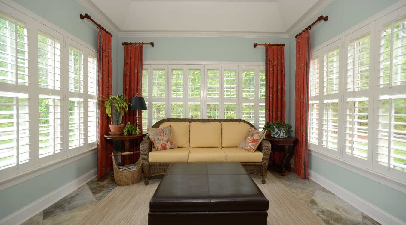 Sunroom window treatments