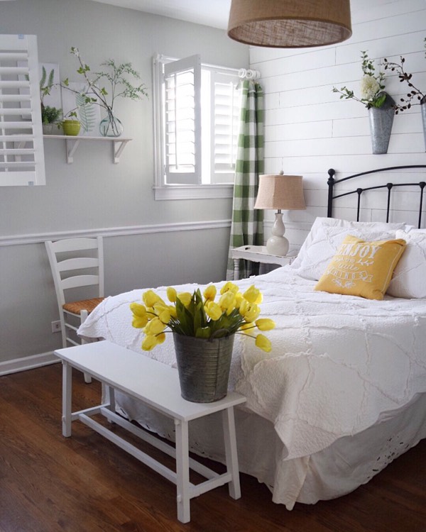 St. George cottage bedroom shutters